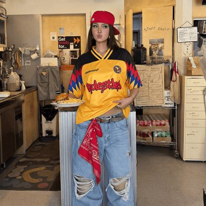 Corteiz RTW Guerrero Football Jersey (Amarilla)