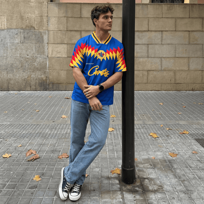 Corteiz RTW Guerrero Football Jersey (Azul)