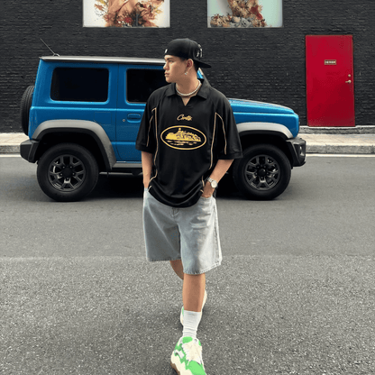 Corteiz Alcatraz Football Jersey (Dorado)