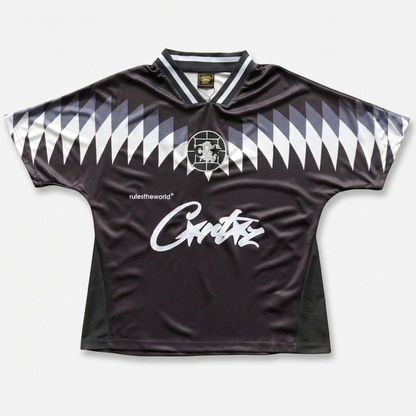 Corteiz RTW Guerrero Football Jersey (Negro)