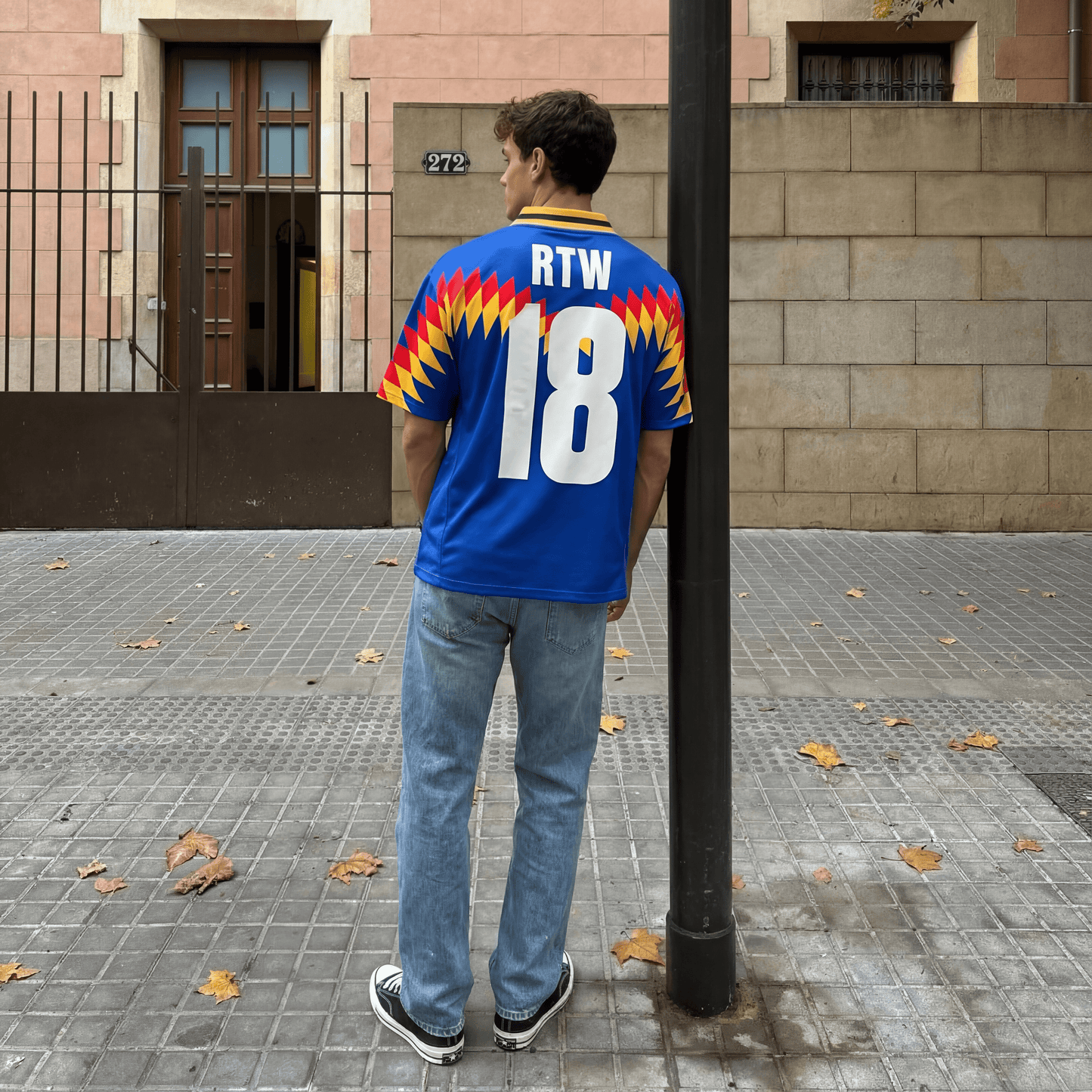 Corteiz RTW Guerrero Football Jersey (Azul)