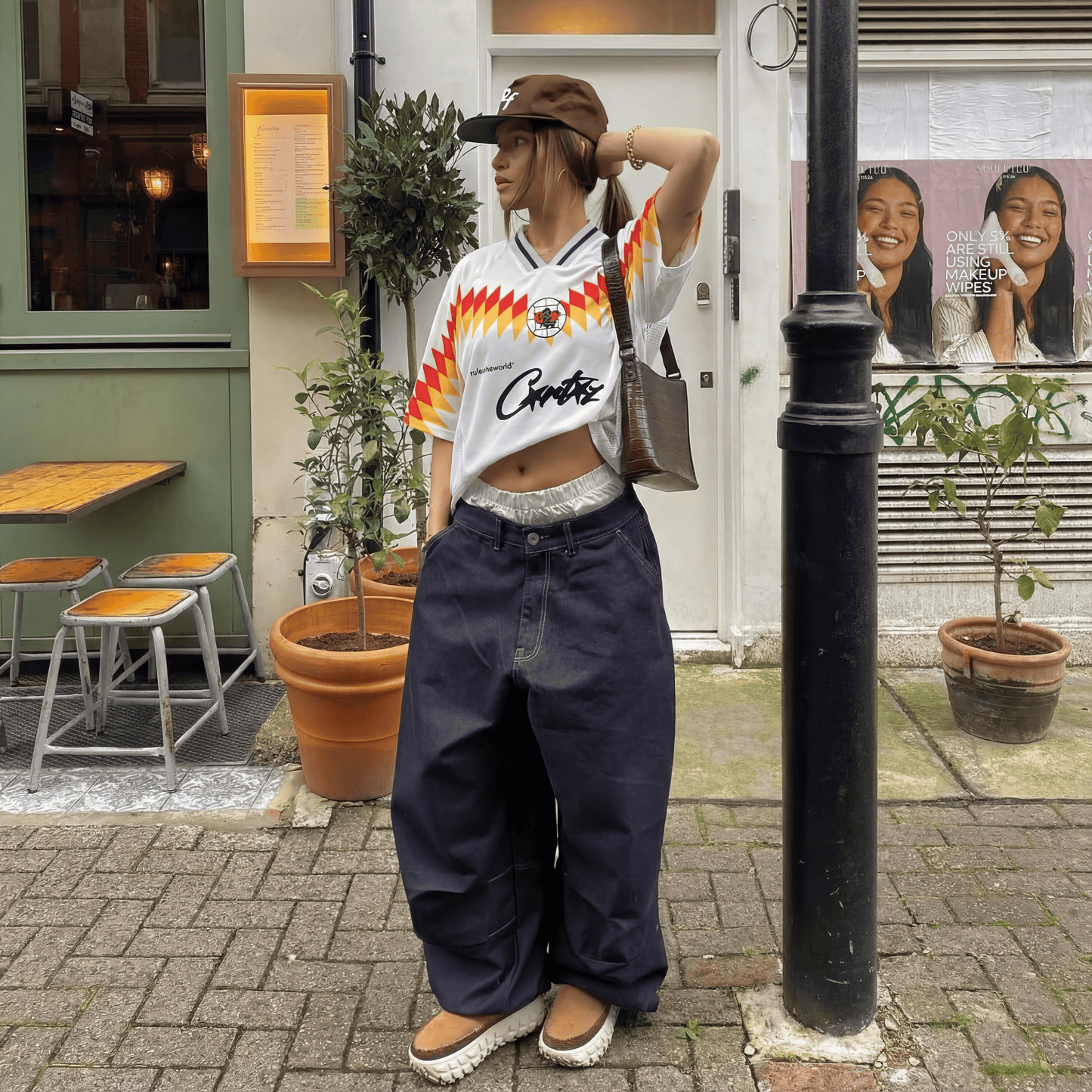 Corteiz RTW Guerrero Football Jersey (Blanca)